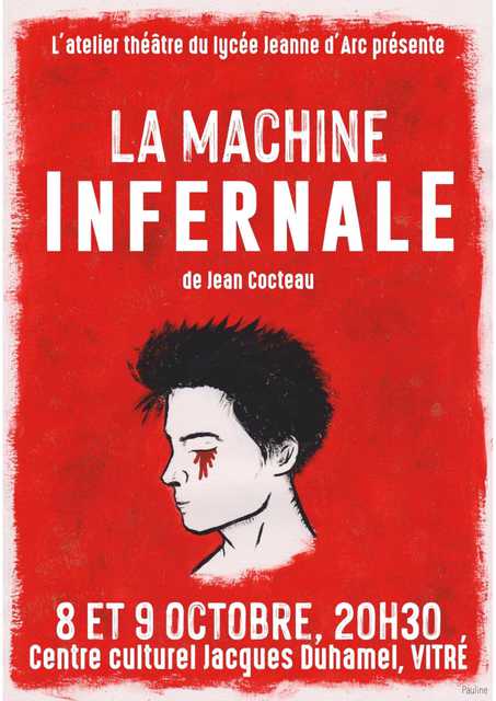 Affiche théâtre La machine infernale