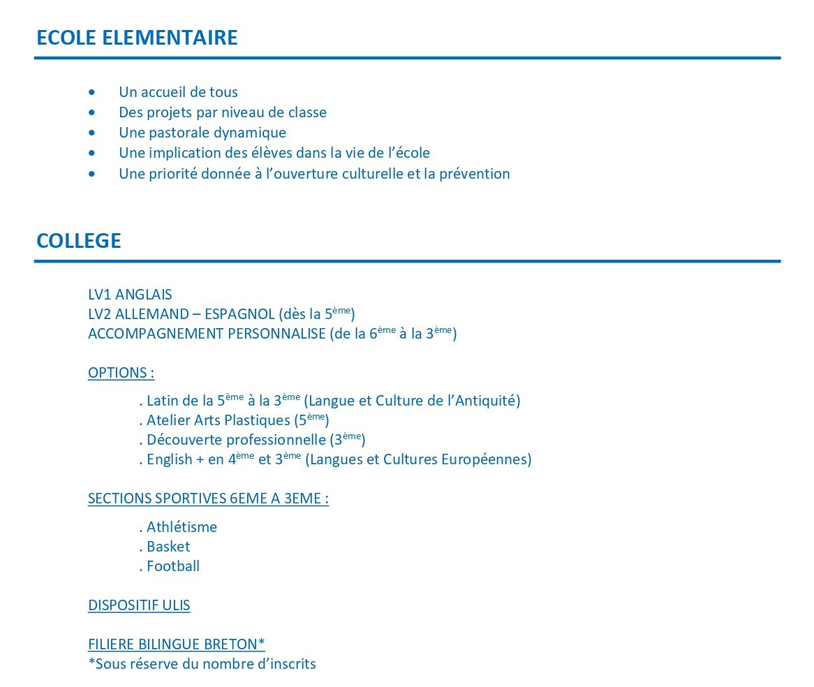 ENCART ECOLE COLLEGE 2024