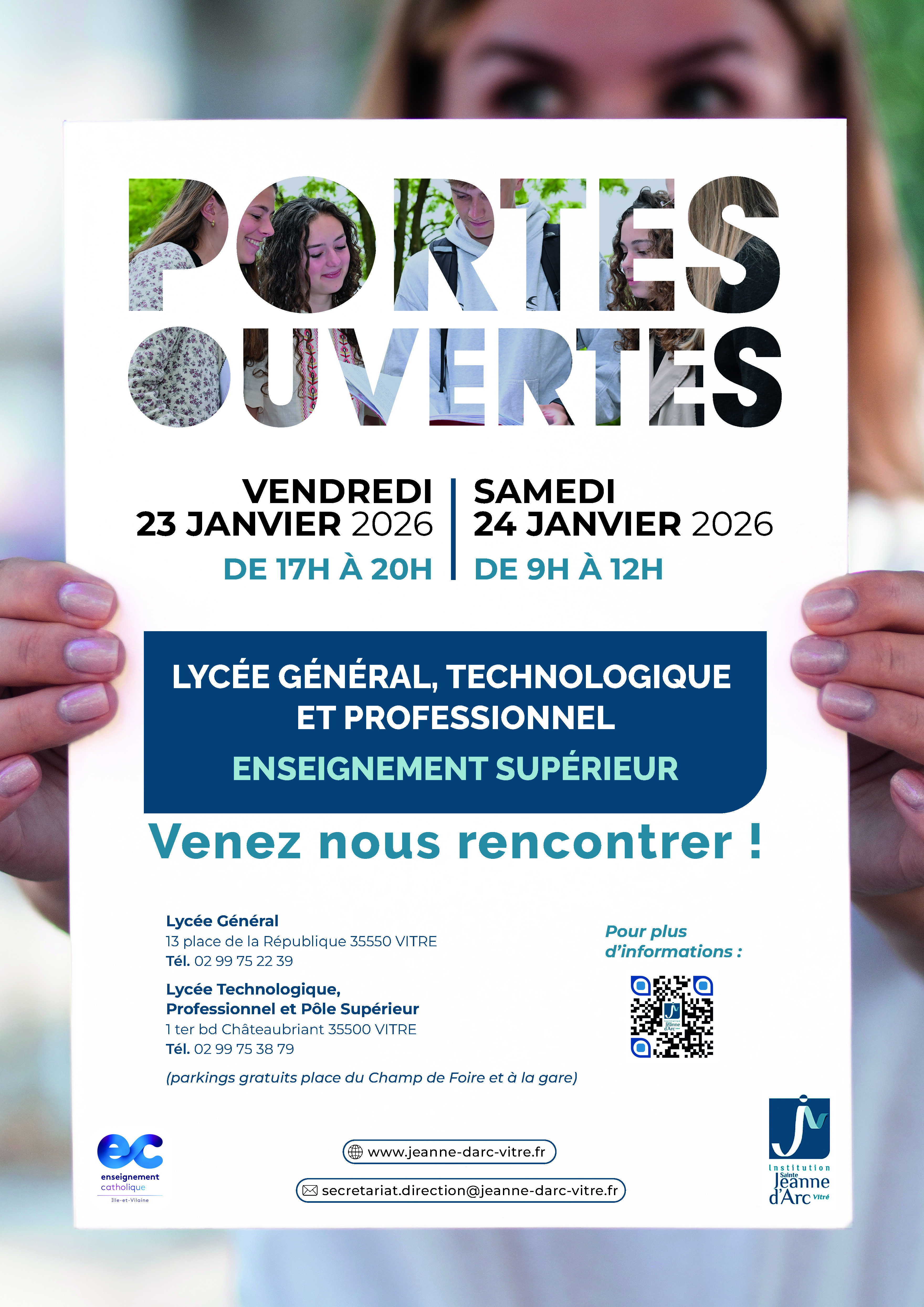 Final A3 - Affiche JPO LYCEE VITRE JEANNE D'ARC 2025