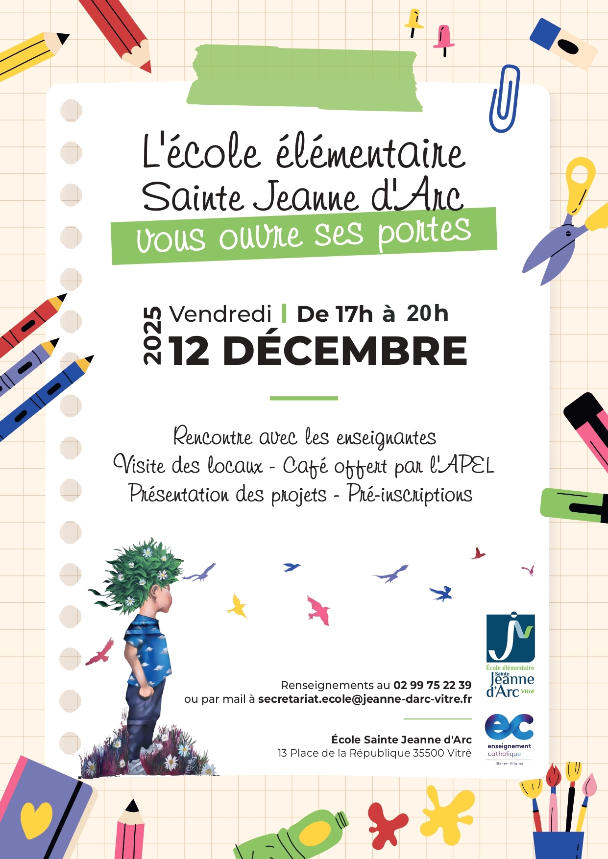 Final A4 - Affiche JPO ECOLE VITRE JEANNE D'ARC 2025_page-0001