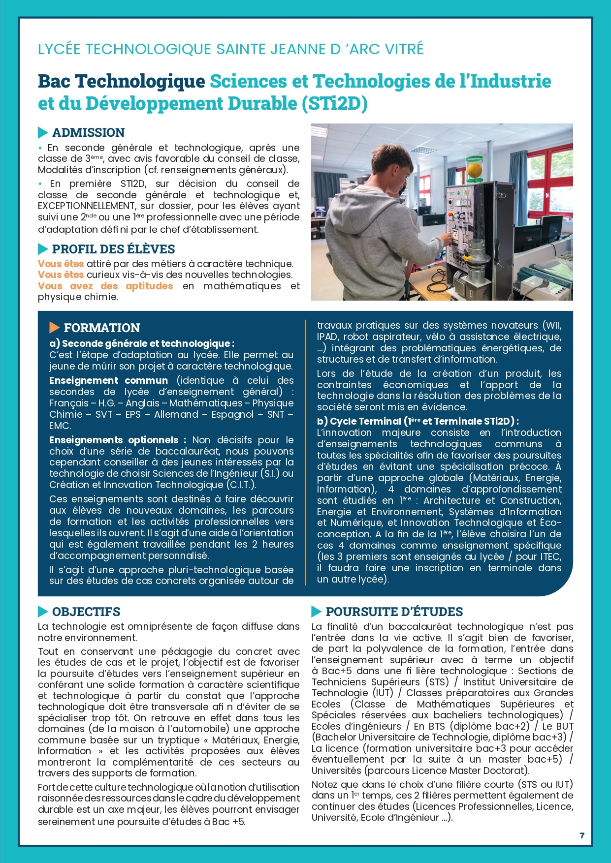 Formation STI2D 2026