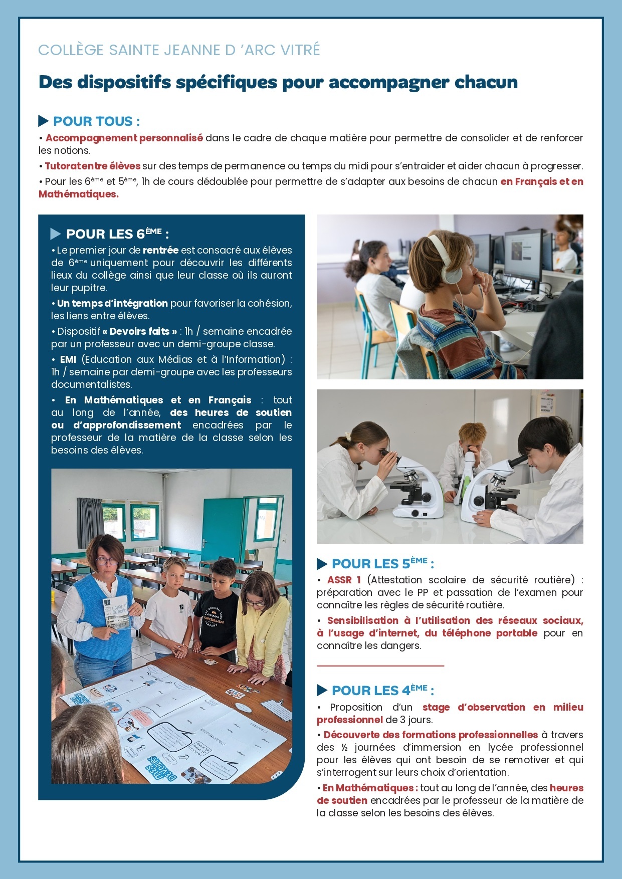 PLAQUETTE COLLEGE page 4