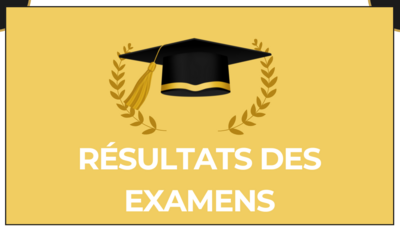Résultats examens 2025