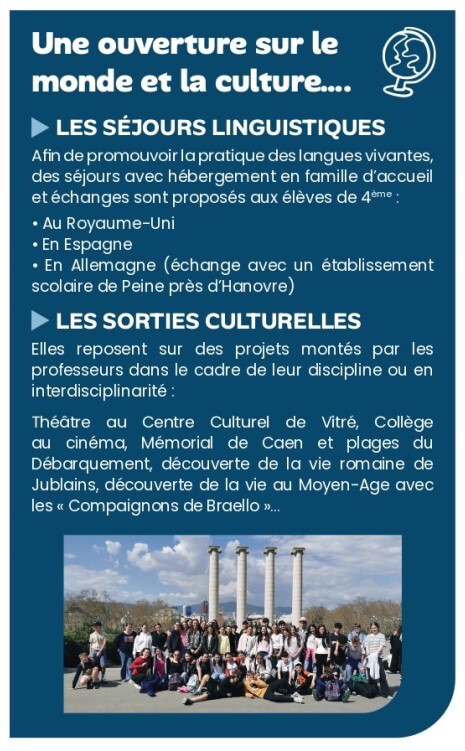 Une ouverture sur le monde et la culture 2